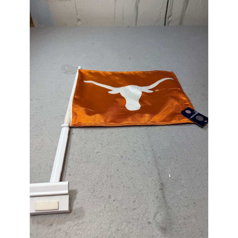 University of Texas Longhorns Mini Car Window Flag‎ with Suction Cup Mount
